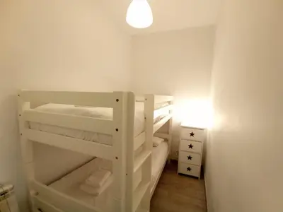 Cama o camas de una habitación en Central cozy -2Bedroom 1Bathroom- Malasaña