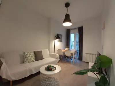 Zona de estar de Central cozy -2Bedroom 1Bathroom- Malasaña