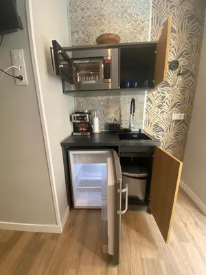 Una cocina o zona de cocina en Apartamentos Sol Madrid