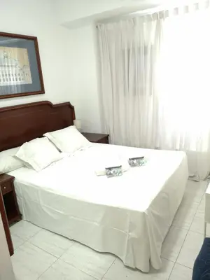 Cama o camas de una habitación en Motel lavapies
