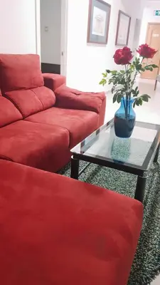 Zona de estar de Motel lavapies