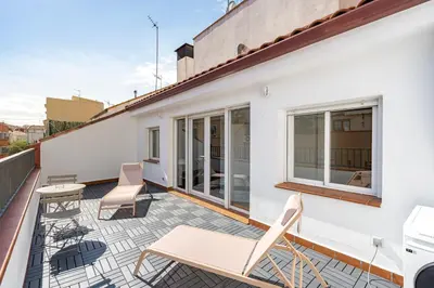 Un balcón o terraza de Madrid Sur Apartments by Olala Homes