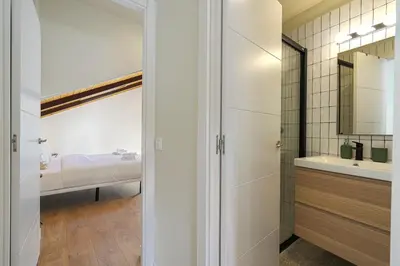 Cama o camas de una habitación en Madrid Sur Apartments by Olala Homes
