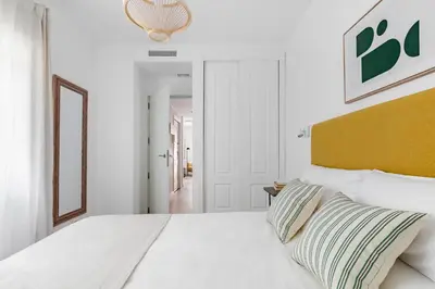 Cama o camas de una habitación en Madrid Sur Apartments by Olala Homes