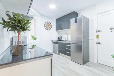 Una cocina o zona de cocina en Artes Exclusive en Madrid