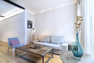 Zona de estar de Apartamento Barcelo en Madrid