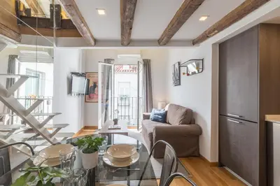 Zona de estar de Apartamento Chueca Duplex II en Madrid