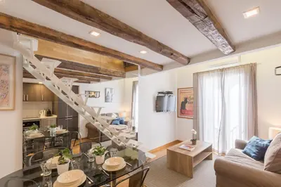 Zona de estar de Apartamento Chueca Duplex II en Madrid