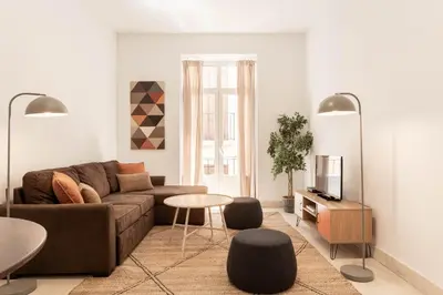 Zona de estar de Echegaray en Madrid