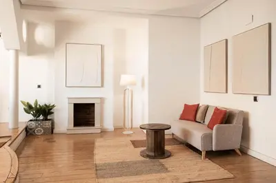 Zona de estar de Apartamento Gran via Terrace en Madrid