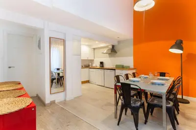 Una cocina o zona de cocina en Lindo en Madrid