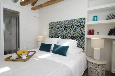 Cama o camas de una habitación en NoMad Rastro en Madrid