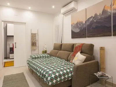 Zona de estar de Apartamento Salamanca Confort II en Madrid
