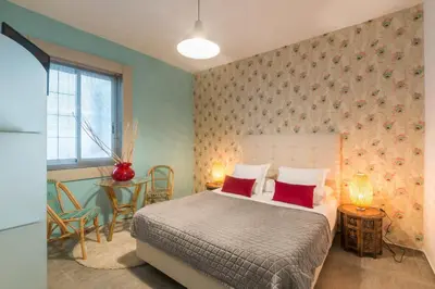 Cama o camas de una habitación en Santa Ana Boutique en Madrid