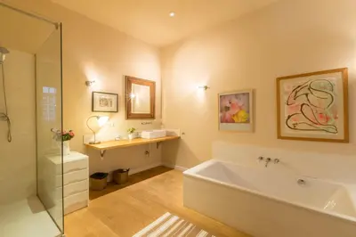 Un baño de Apartamento San Anton II en Madrid