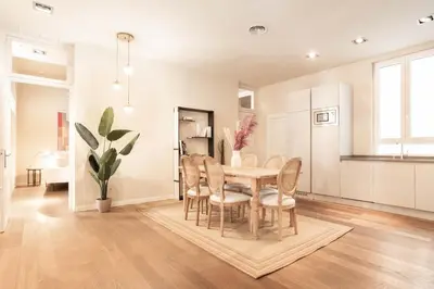 Zona de estar de Apartamento San Anton II en Madrid