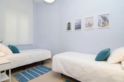 Cama o camas de una habitación en Apartamento Retiro VI en Madrid