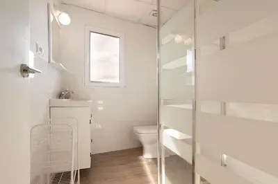 Un baño de Apartamento Plaza Mayor Attic en Madrid