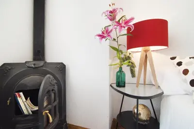 Cama o camas de una habitación en Apartamento Plaza Mayor III en Madrid