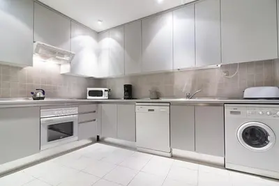 Una cocina o zona de cocina en Apartamento Principe Terrace en Madrid