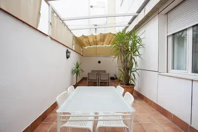 Un balcón o terraza de Apartamento Principe Terrace en Madrid