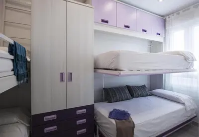 Cama o camas de una habitación en Apartamento Salamanca Confort XII en Madrid