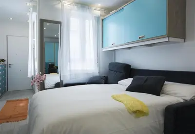 Cama o camas de una habitación en Apartamento Salamanca Confort XII en Madrid