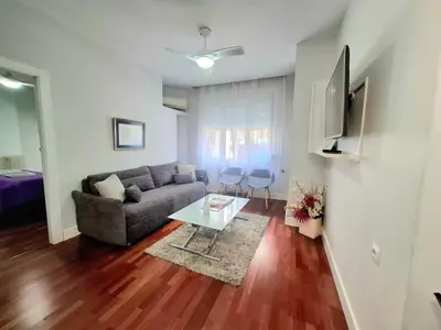 Zona de estar de Gran Vía - Excellent Apartamento Temporal