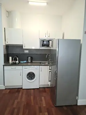 Una cocina o zona de cocina en Gran Vía - Excellent Apartamento Temporal