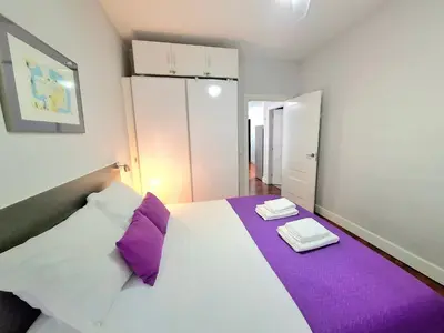Cama o camas de una habitación en Gran Vía - Excellent Apartamento Temporal