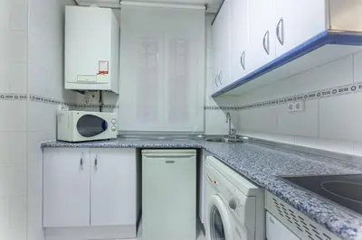 Una cocina o zona de cocina en Apartamento Prado en Madrid
