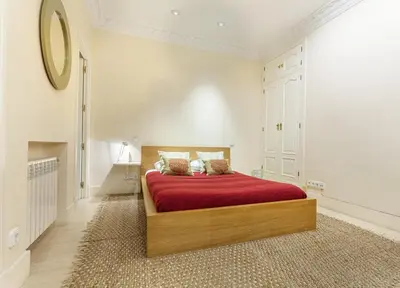 Cama o camas de una habitación en Apartamento Prado en Madrid