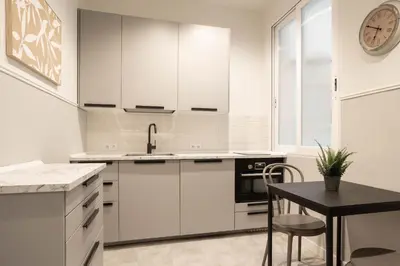 Una cocina o zona de cocina en Apartamento Prado III en Madrid