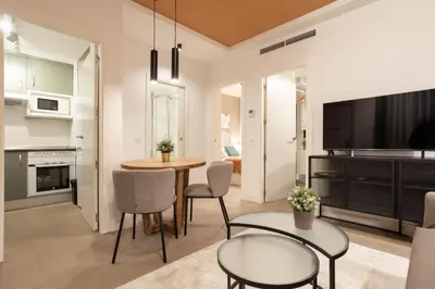 Una cocina o zona de cocina en Apartamento Salamanca V en Madrid Capital