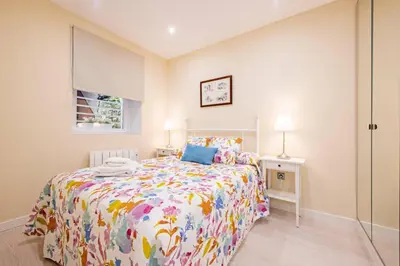 Cama o camas de una habitación en Plaza de España Central - Apartamento coqueto al lado de Plaza España