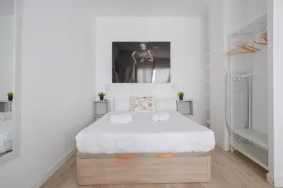 Cama o camas de una habitación en ABC Apartments Vistalegre I