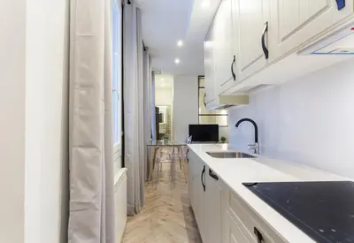 Una cocina o zona de cocina en Zoko Suites en Madrid