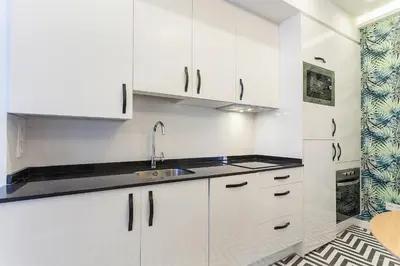 Una cocina o zona de cocina en Rio Plaza en Madrid