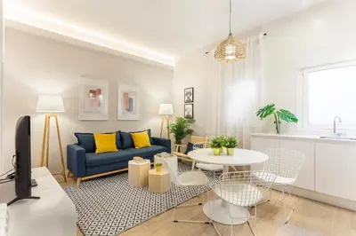 Zona de estar de Iriarte en Madrid
