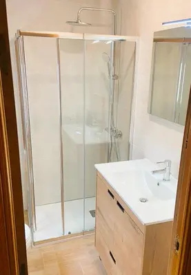 Un baño de GRAN VÍA CHUECA Apartamentos Noxi 6 personas