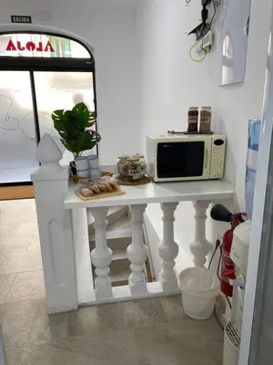 Una cocina o zona de cocina en Aloja Madrid