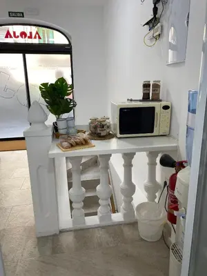 Una cocina o zona de cocina en Aloja Madrid