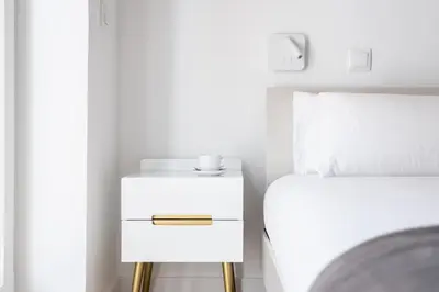 Cama o camas de una habitación en Charming Plaza de Callao