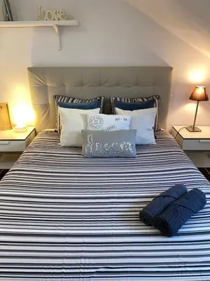 Cama o camas de una habitación en My Citymad Stay Madrid