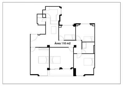 Plano de My City Home - Fantastic apartament at Moncloa for students
