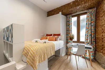 Cama o camas de una habitación en Waou Don Quixote Las Letras