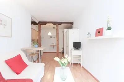 Una televisión o centro de entretenimiento en Estudio Magdalena, pleno centro de Madrid