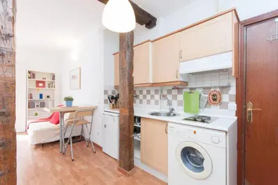Una cocina o zona de cocina en Estudio Magdalena, pleno centro de Madrid