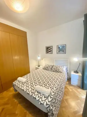 Cama o camas de una habitación en Centro Barrio Embajadores 01