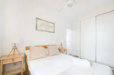 Cama o camas de una habitación en La Palma de Mallorca